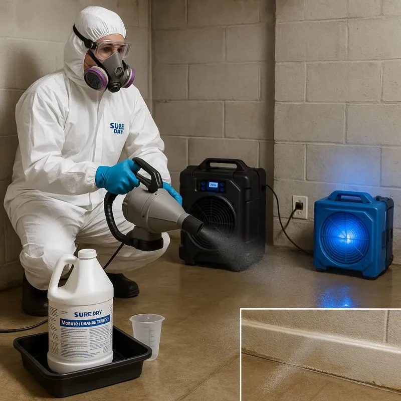 Sanitization and Odor Removal process in Banning, CA